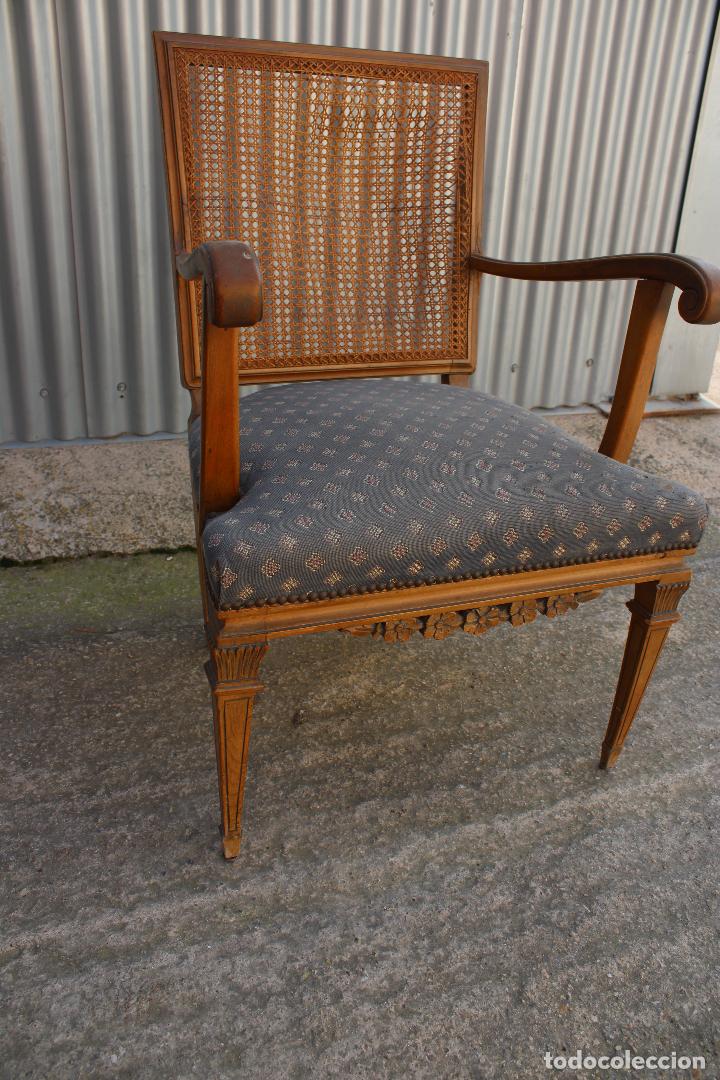 Antig&uuml;edades: sillon de rejilla - Foto 3
