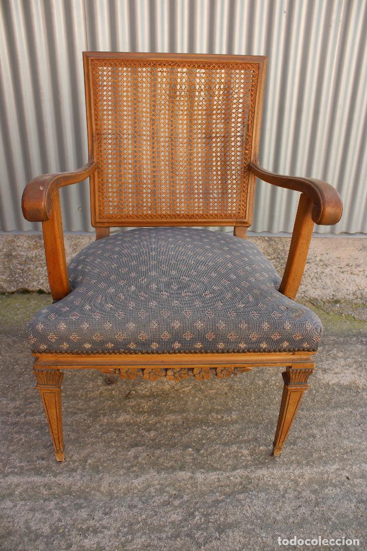 Antig&uuml;edades: sillon de rejilla - Foto 1