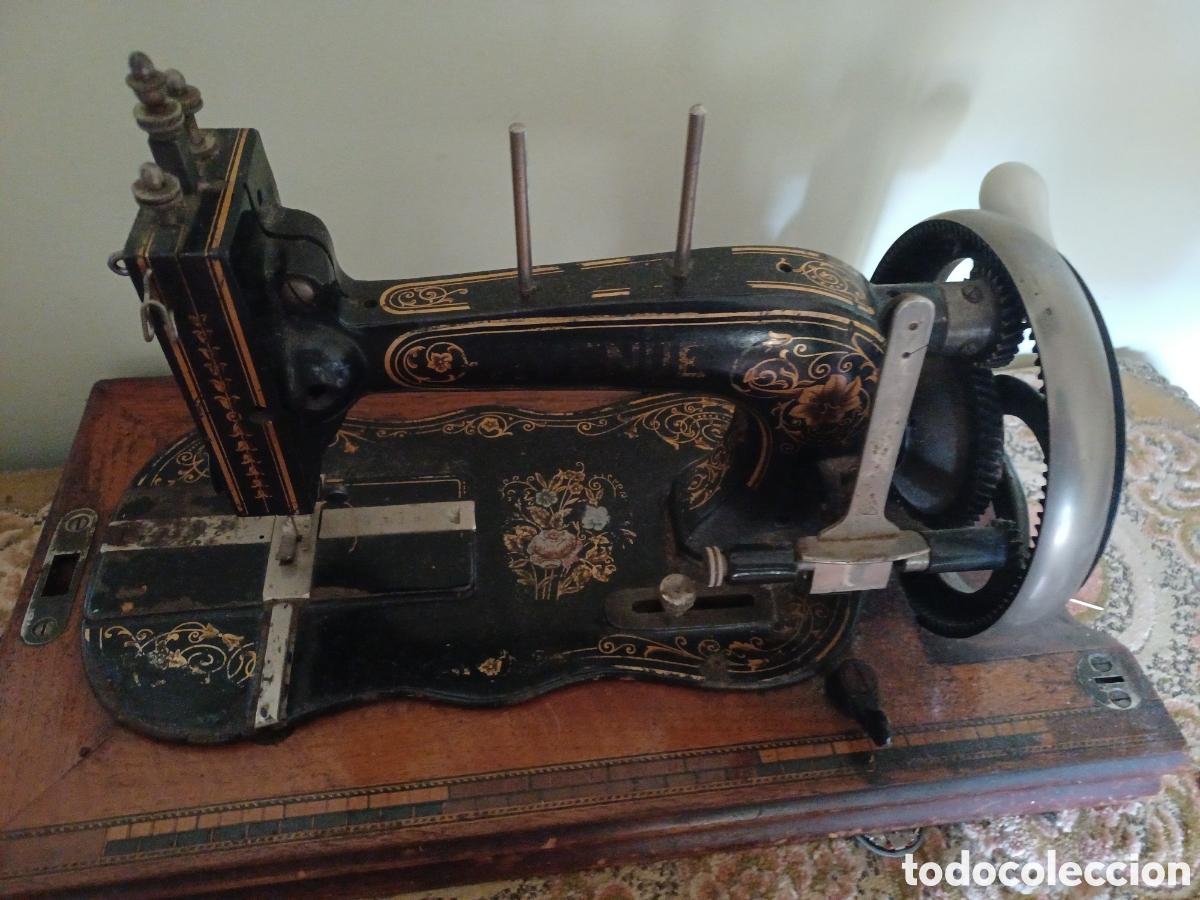 antigua maquina de coser alfa modelo 10047 - Compra venta en