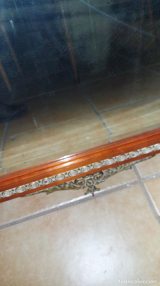 Antig&uuml;edades: Espejo estilo Luis XVI Madera y bronce - Foto 4