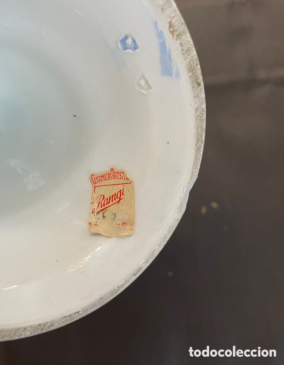 Antig&uuml;edades: Jarr&oacute;n porcelana Rangi Manises - Foto 4