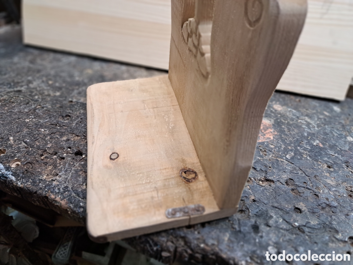 Antig&uuml;edades: Oratorio de madera rustica - Foto 7