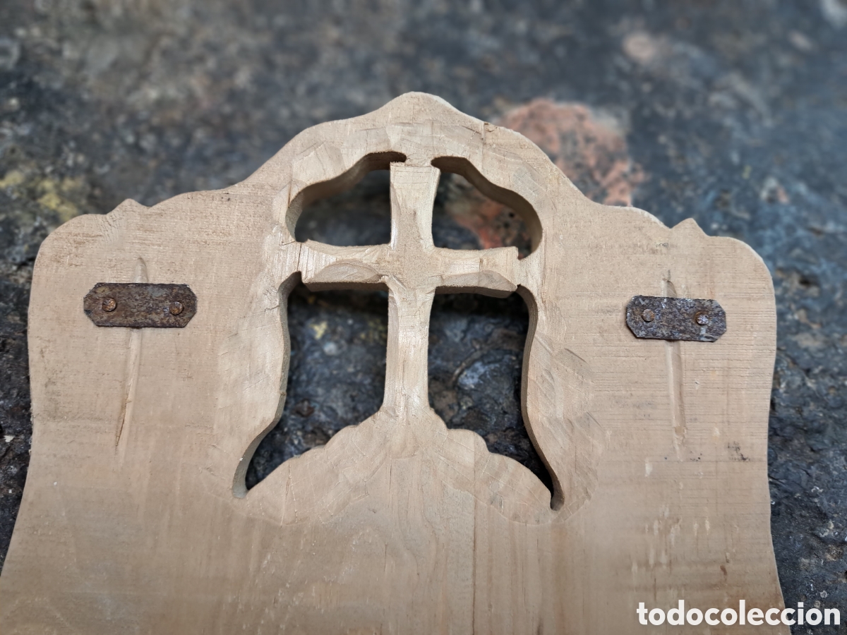 Antig&uuml;edades: Oratorio de madera rustica - Foto 8