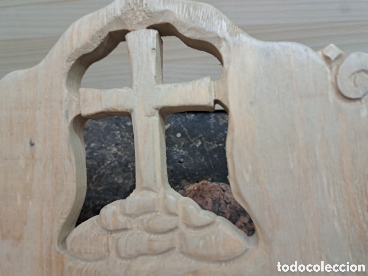 Antig&uuml;edades: Oratorio de madera rustica - Foto 9