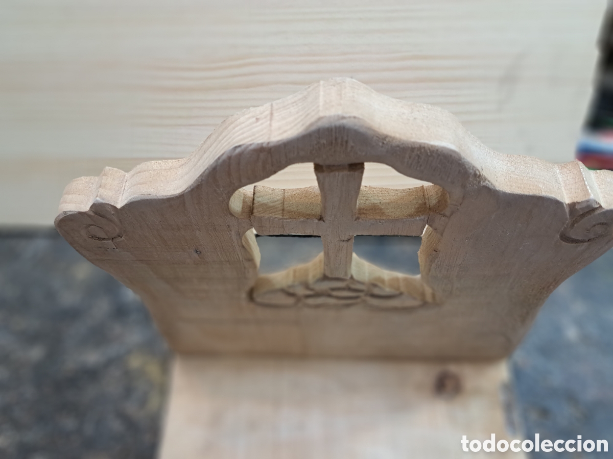 Antig&uuml;edades: Oratorio de madera rustica - Foto 11