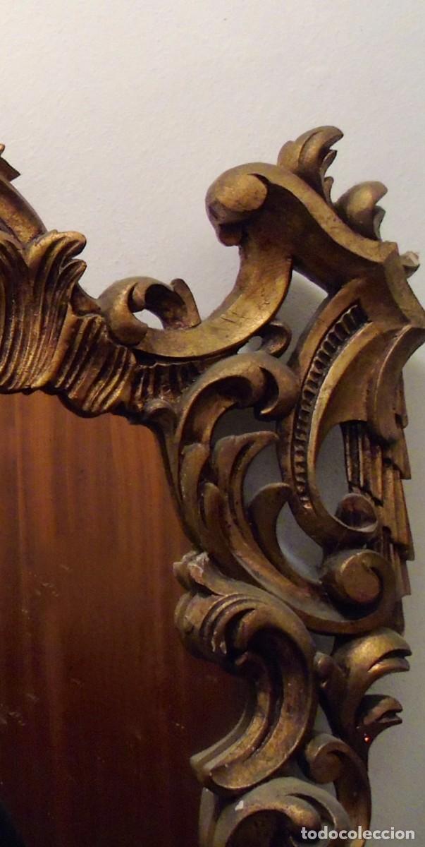 Antig&uuml;edades: CORNUCOPIA ESPEJO, MADERA TALLADA - Foto 3