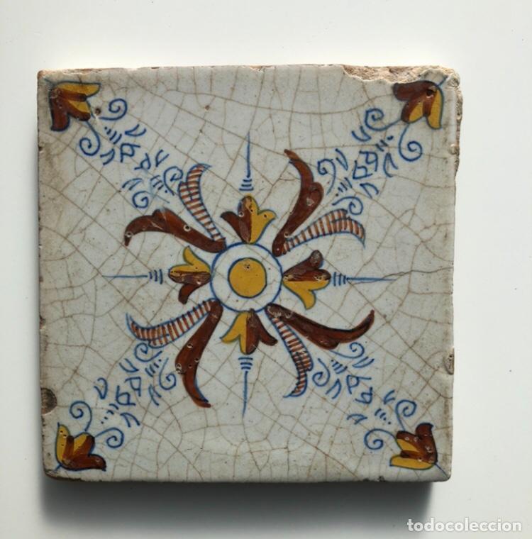 Antig&uuml;edades: AZULEJO SIGLO XVII HAARLEMMER - Foto 1