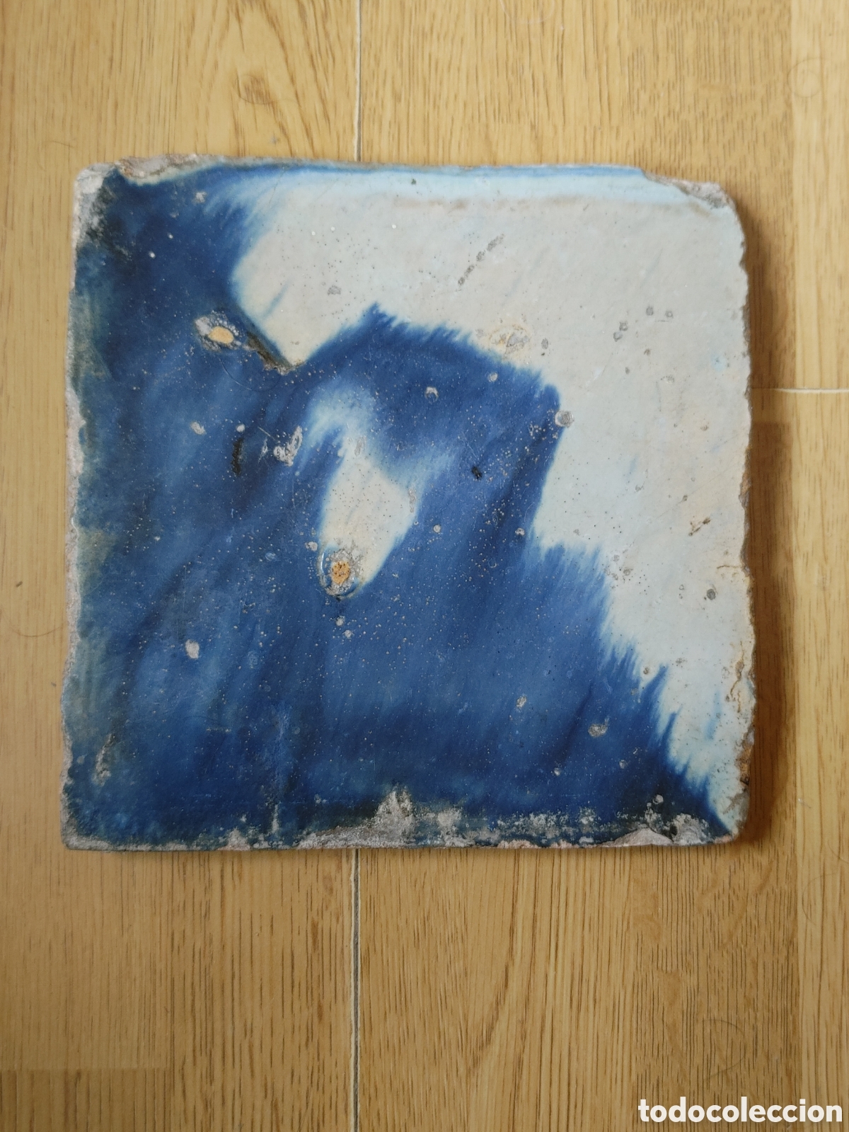 Antig&uuml;edades: Azulejo gotico. S. XV. - Foto 1