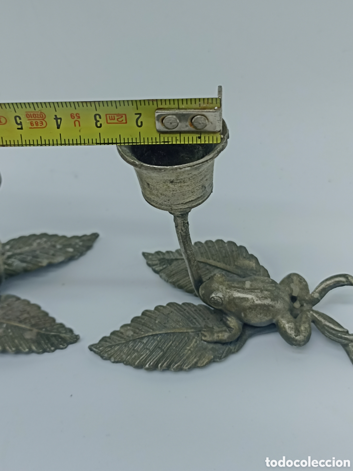 Antig&uuml;edades: Candelabros ranas muy graciosos - Foto 5