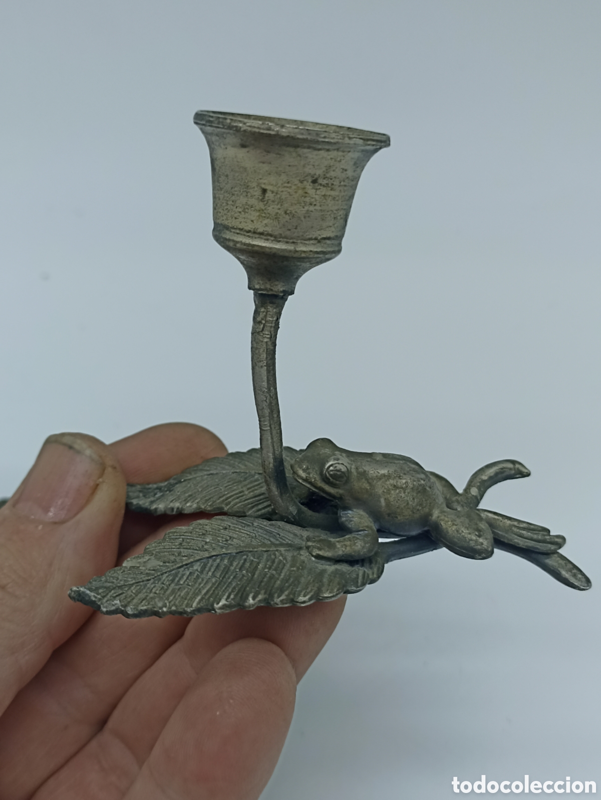 Antig&uuml;edades: Candelabros ranas muy graciosos - Foto 11