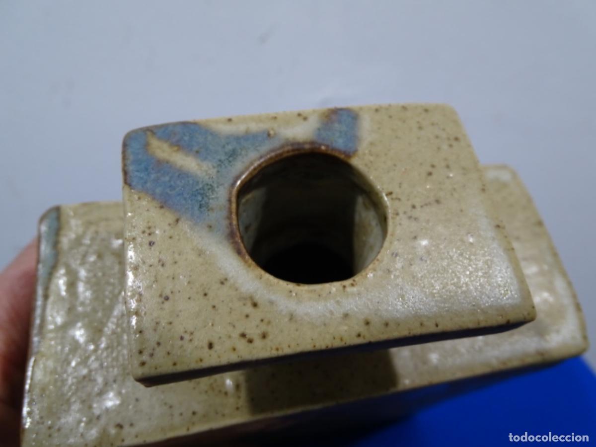 Antig&uuml;edades: BOTE FLORERO DE CERAMICA. - Foto 4