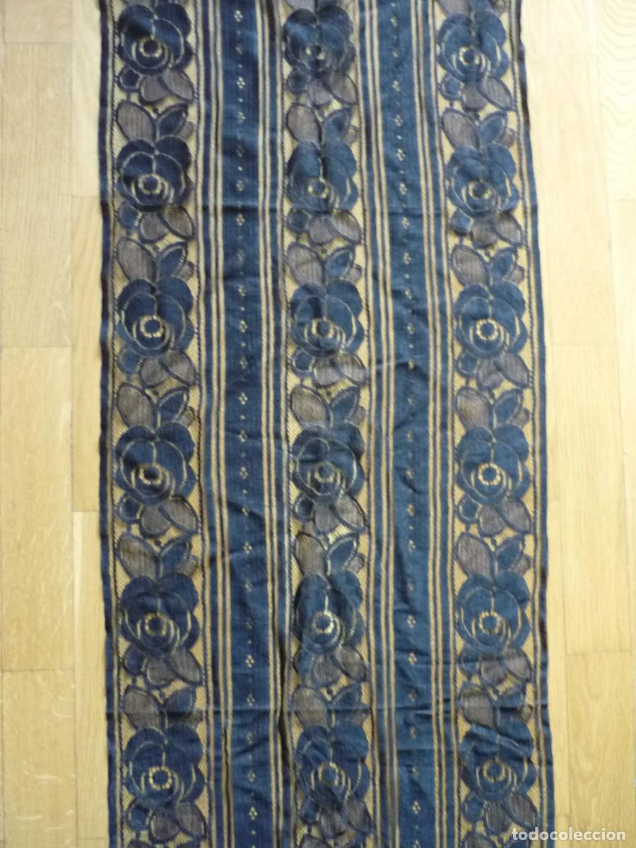 Antig&uuml;edades: Mantilla negra rectangular 36 x 163 cent&iacute;metros - Foto 5