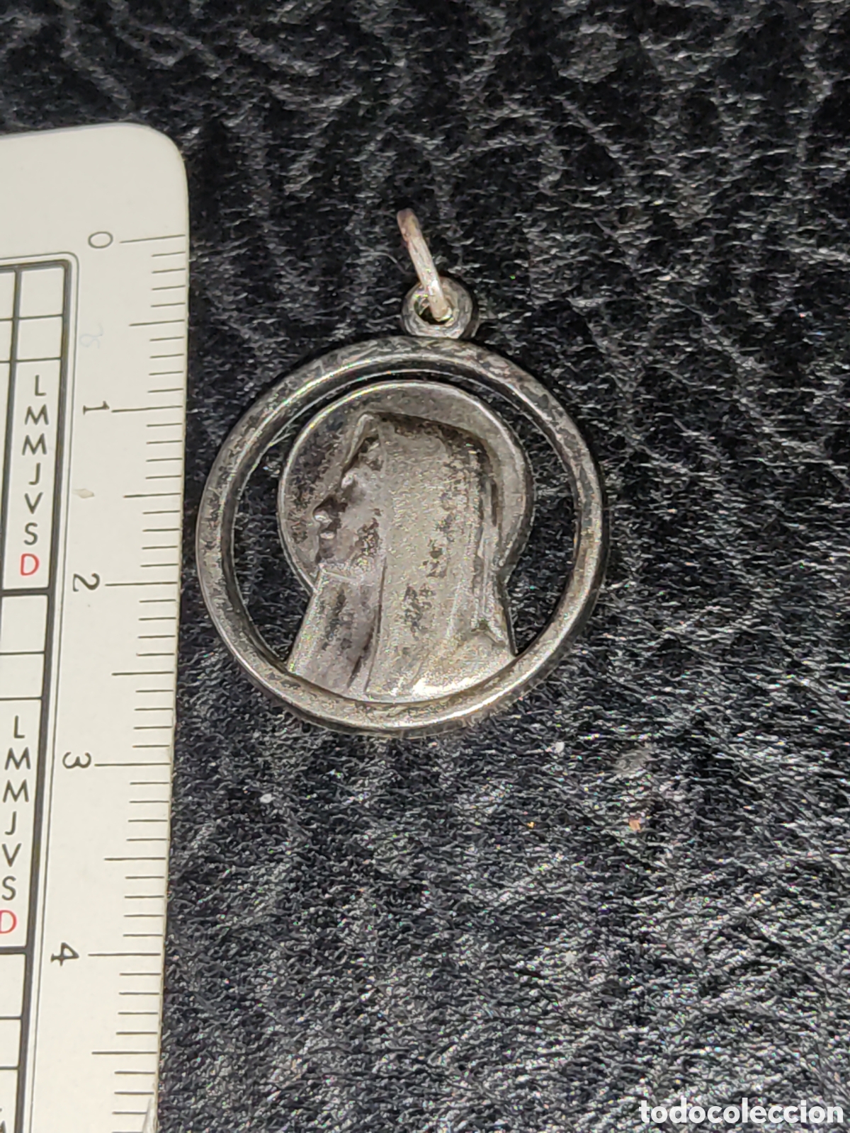 Antig&uuml;edades: Medalla virgen de Lourdes. - Foto 2