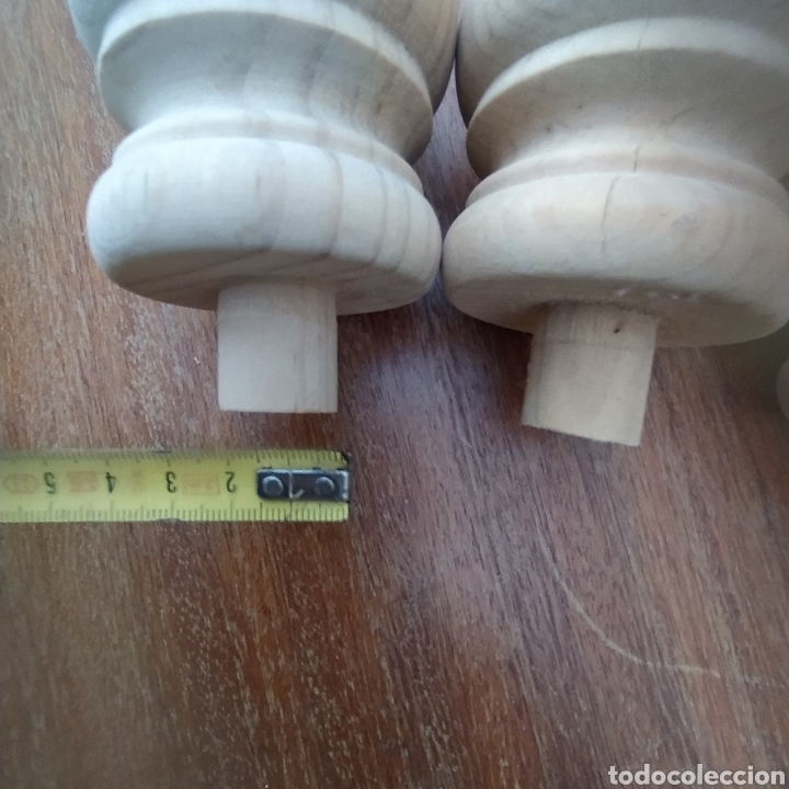 Antig&uuml;edades: Pirinolas de madera torneados - Foto 3