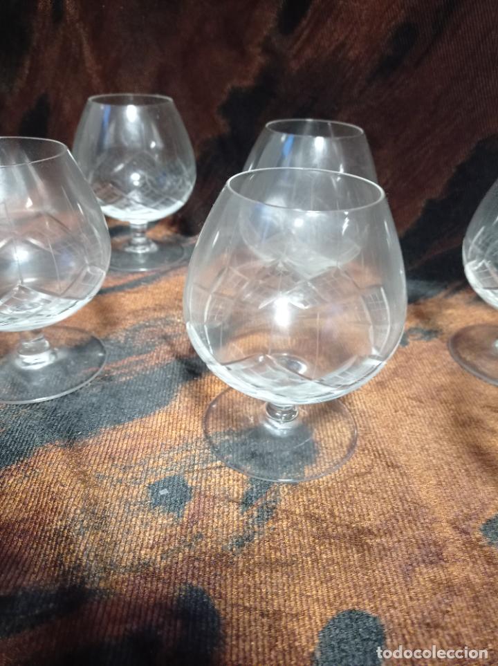 Antig&uuml;edades: 6 COPAS GRANDES DE CO&Ntilde;AC ANTIGUAS - Foto 4