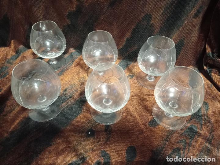 Antig&uuml;edades: 6 COPAS GRANDES DE CO&Ntilde;AC ANTIGUAS - Foto 1