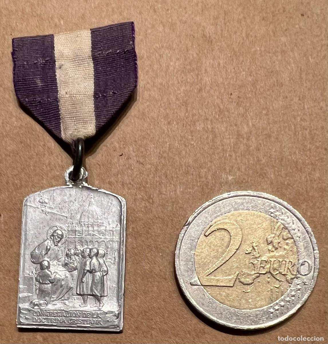 Antig&uuml;edades: Medalla Religiosa de La Virgen del Pilar - Foto 2