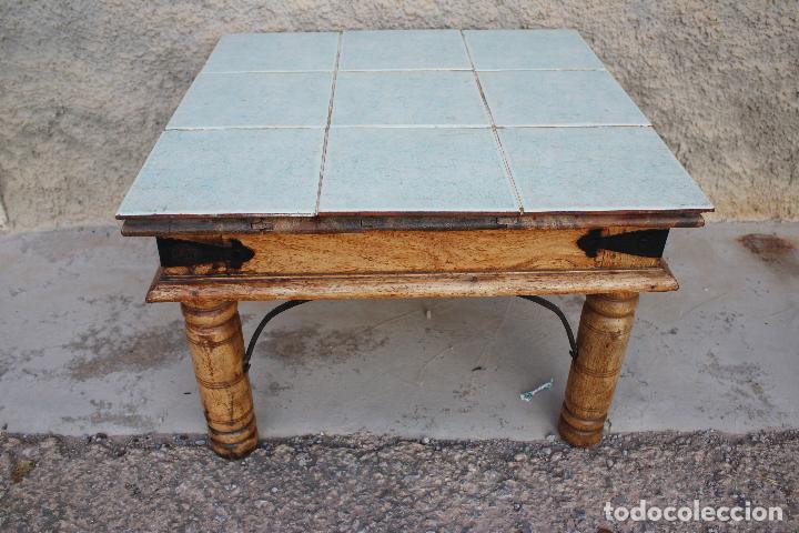 Antig&uuml;edades: mesa baja rustica - Foto 1