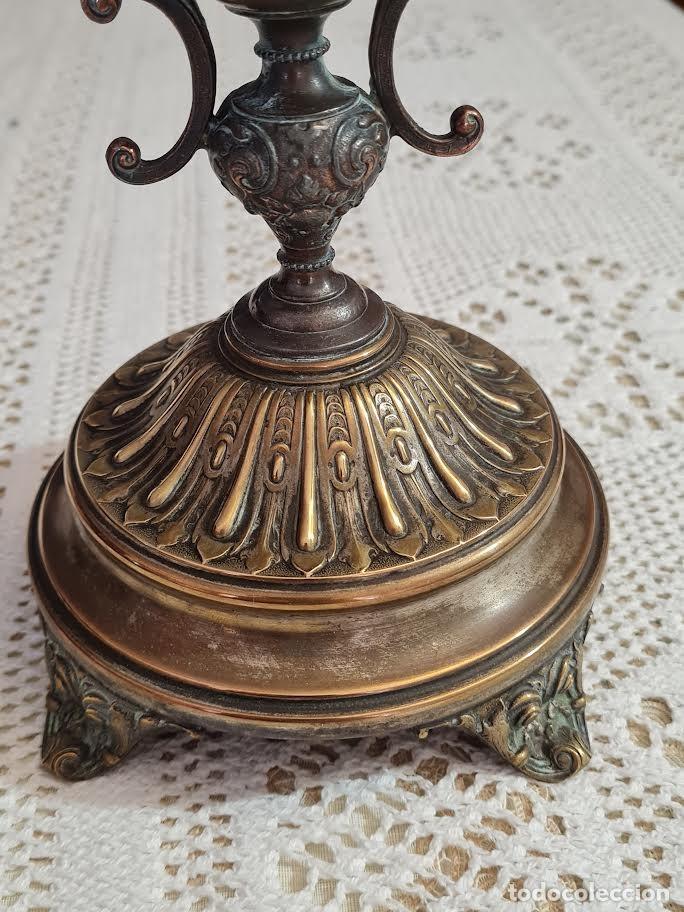 Antig&uuml;edades: CANDELABRO BARROCO SIGLO XIX - - Foto 3