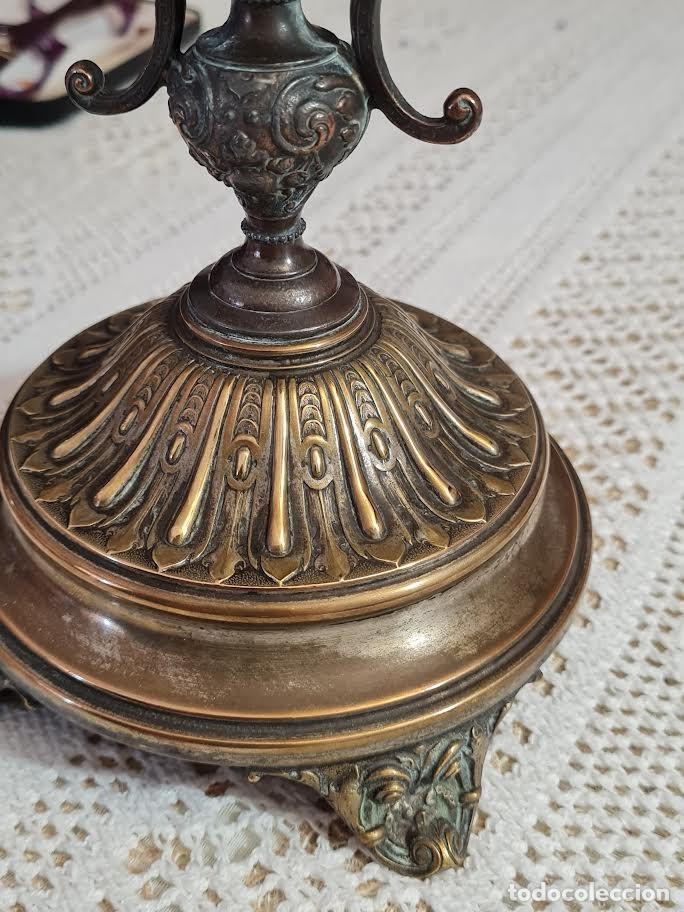 Antig&uuml;edades: CANDELABRO BARROCO SIGLO XIX - - Foto 4