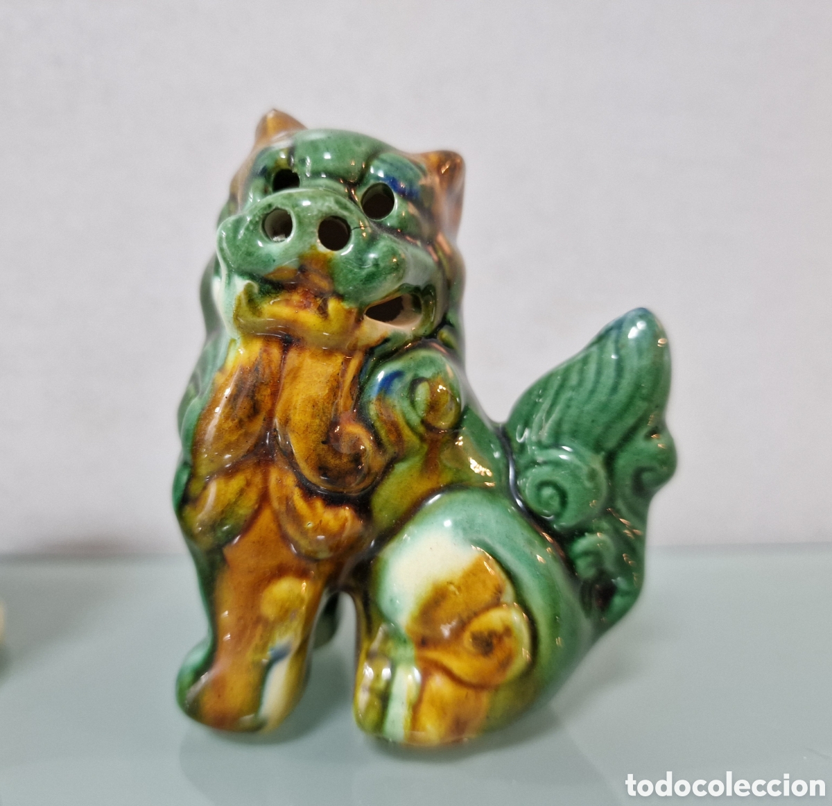 Antig&uuml;edades: LOTE TRES PERROS FOO DRAGONES - Foto 2