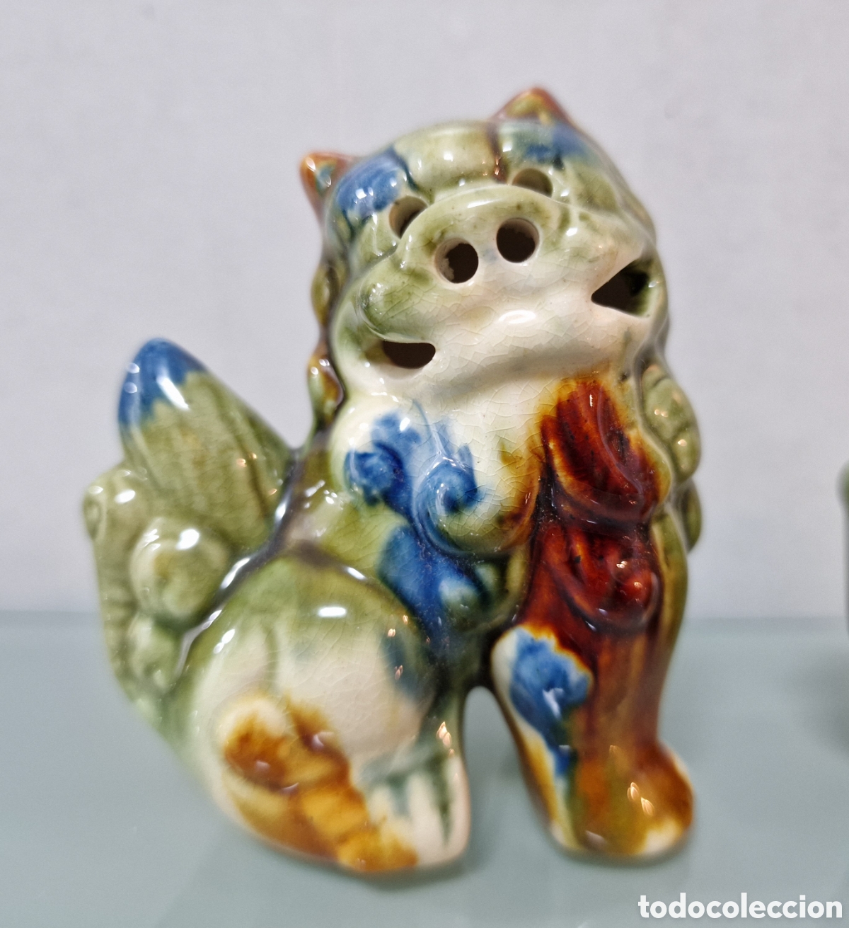 Antig&uuml;edades: LOTE TRES PERROS FOO DRAGONES - Foto 4