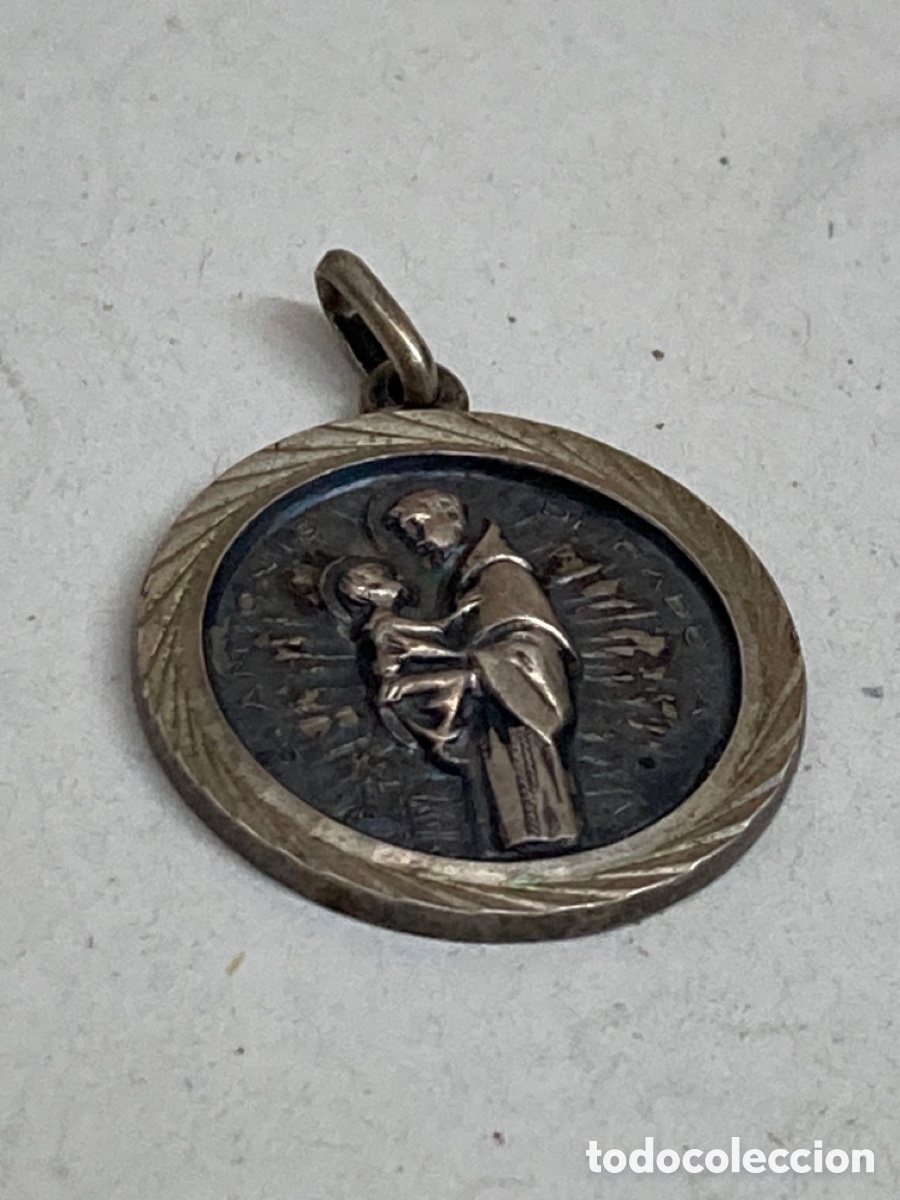 Antig&uuml;edades: Medalla de plata religiosa - Foto 1
