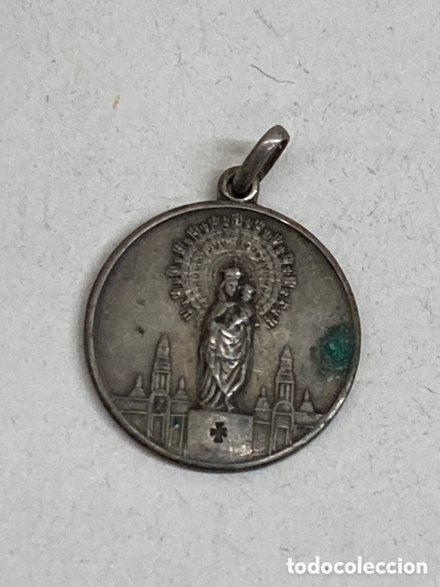 Antig&uuml;edades: Medalla de plata religiosa - Foto 1
