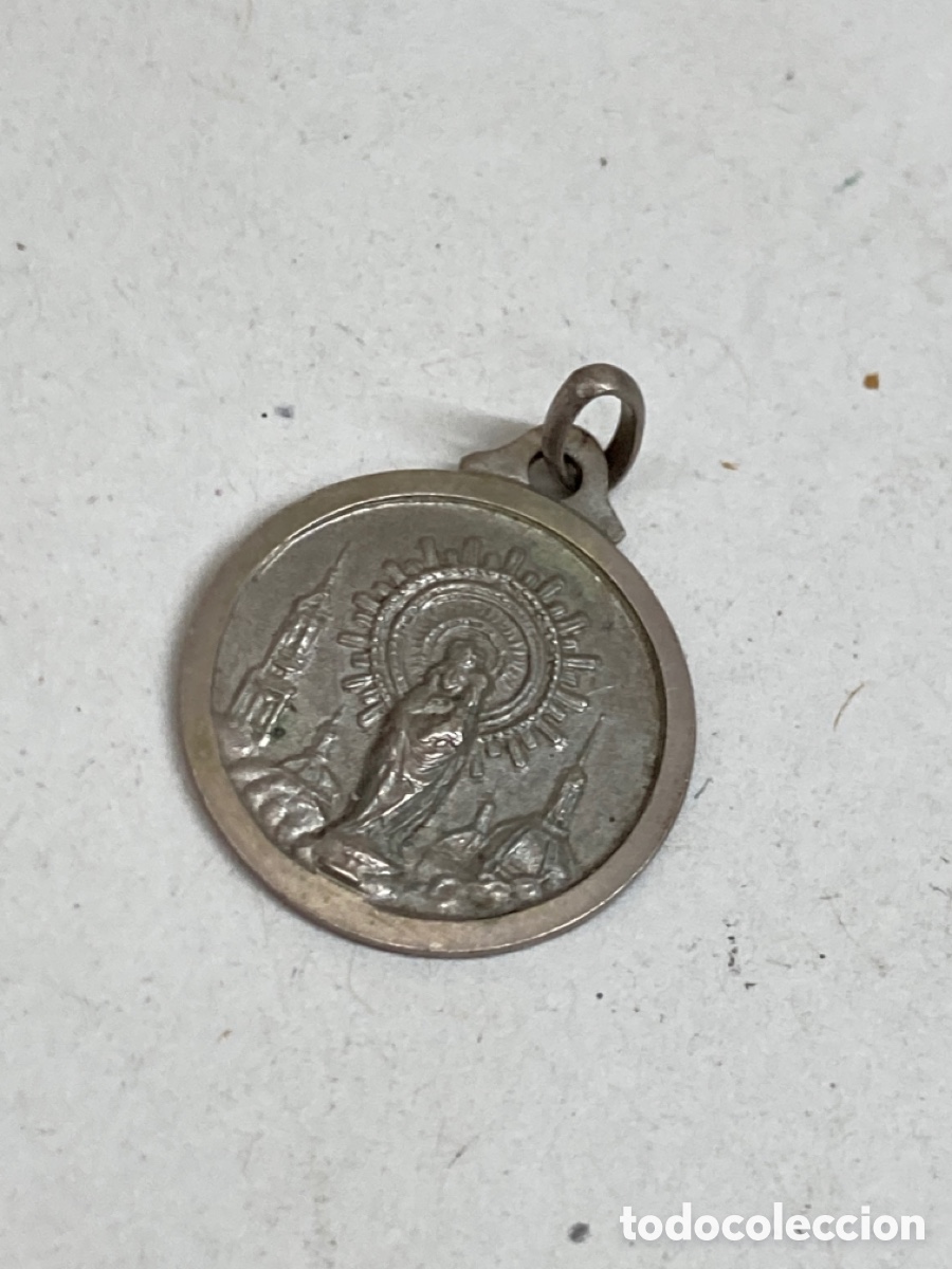 Antig&uuml;edades: Medalla de plata religiosa - Foto 1