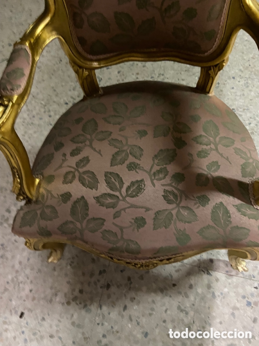 Antig&uuml;edades: PRECIOSA BUTACA SILL&Oacute;N ESTILO LUIS XV - Foto 4