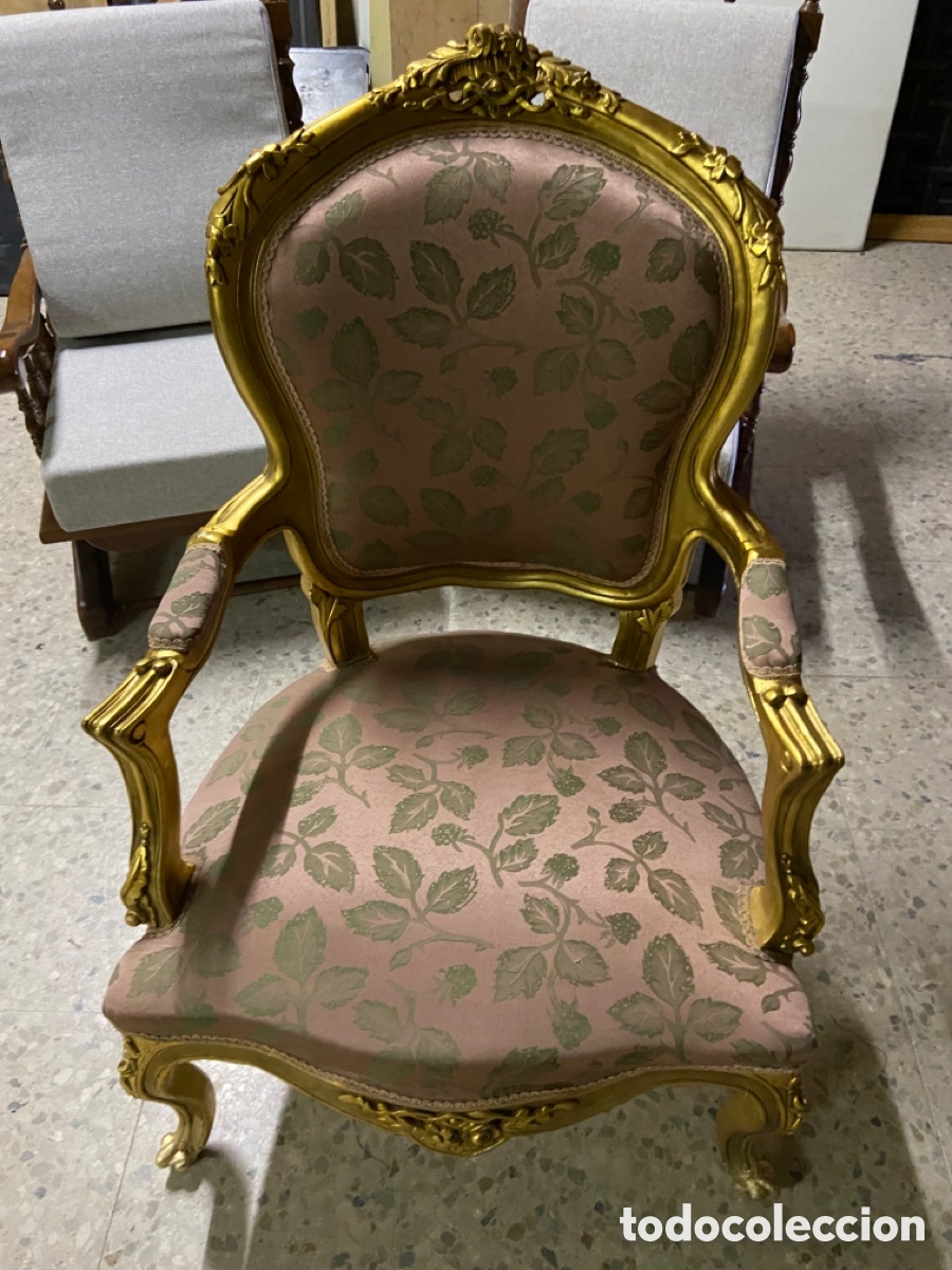 Antig&uuml;edades: PRECIOSA BUTACA SILL&Oacute;N ESTILO LUIS XV - Foto 5