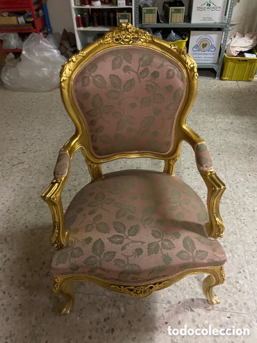 Antig&uuml;edades: PRECIOSA BUTACA SILL&Oacute;N ESTILO LUIS XV - Foto 1