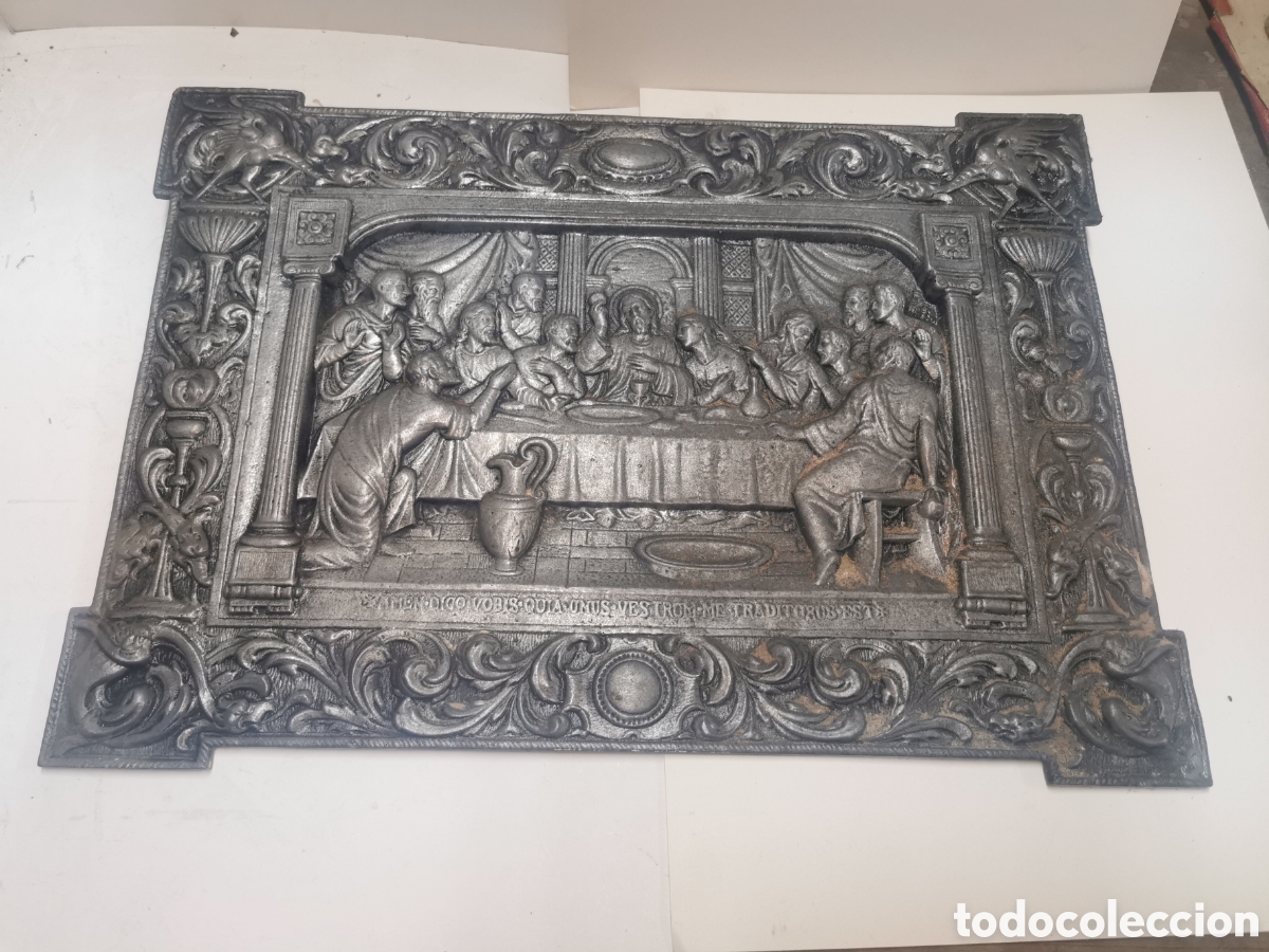 Antig&uuml;edades: Sagrada Cena aluminio - Foto 1