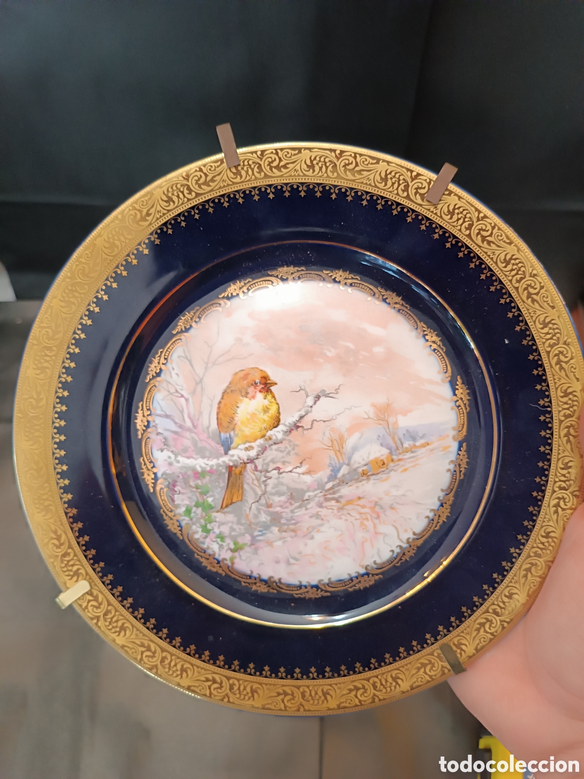 Antig&uuml;edades: Plato Limoges Francia - Foto 1
