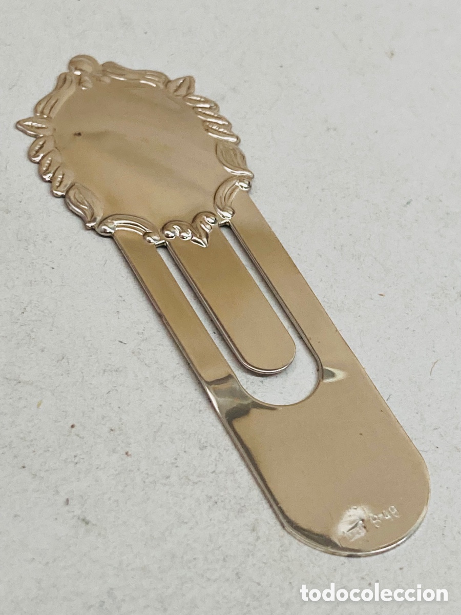 Antig&uuml;edades: Marca p&aacute;ginas de plata/1 - Foto 1