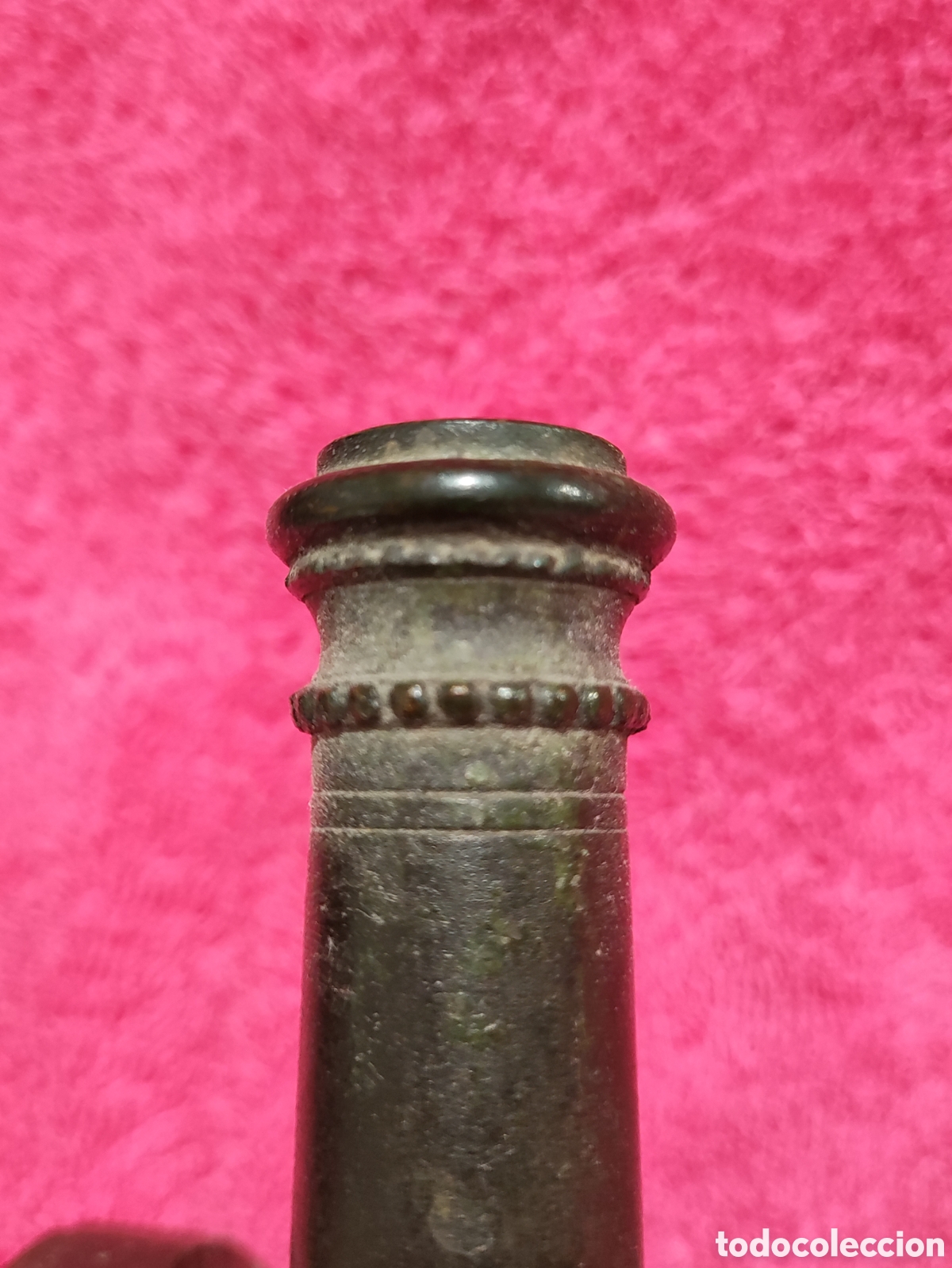 Antig&uuml;edades: CA&Ntilde;&Oacute;N ANTIGUO BRONCE PAVONADO - Foto 8