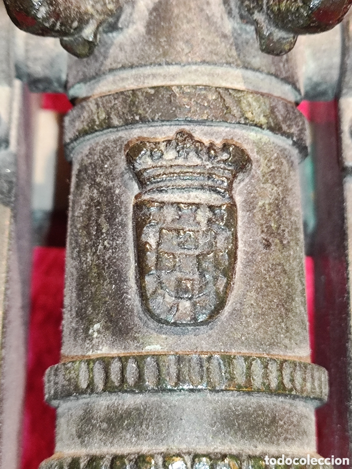 Antig&uuml;edades: CA&Ntilde;&Oacute;N ANTIGUO BRONCE PAVONADO - Foto 12