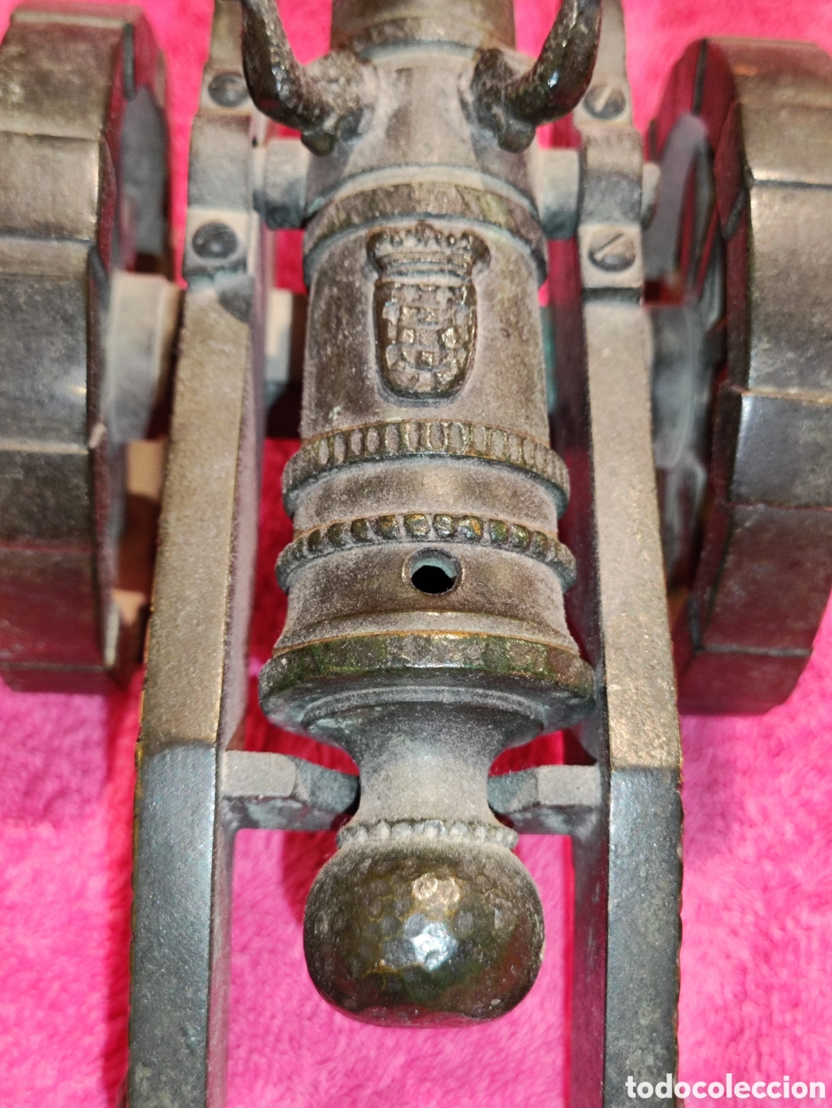 Antig&uuml;edades: CA&Ntilde;&Oacute;N ANTIGUO BRONCE PAVONADO - Foto 13