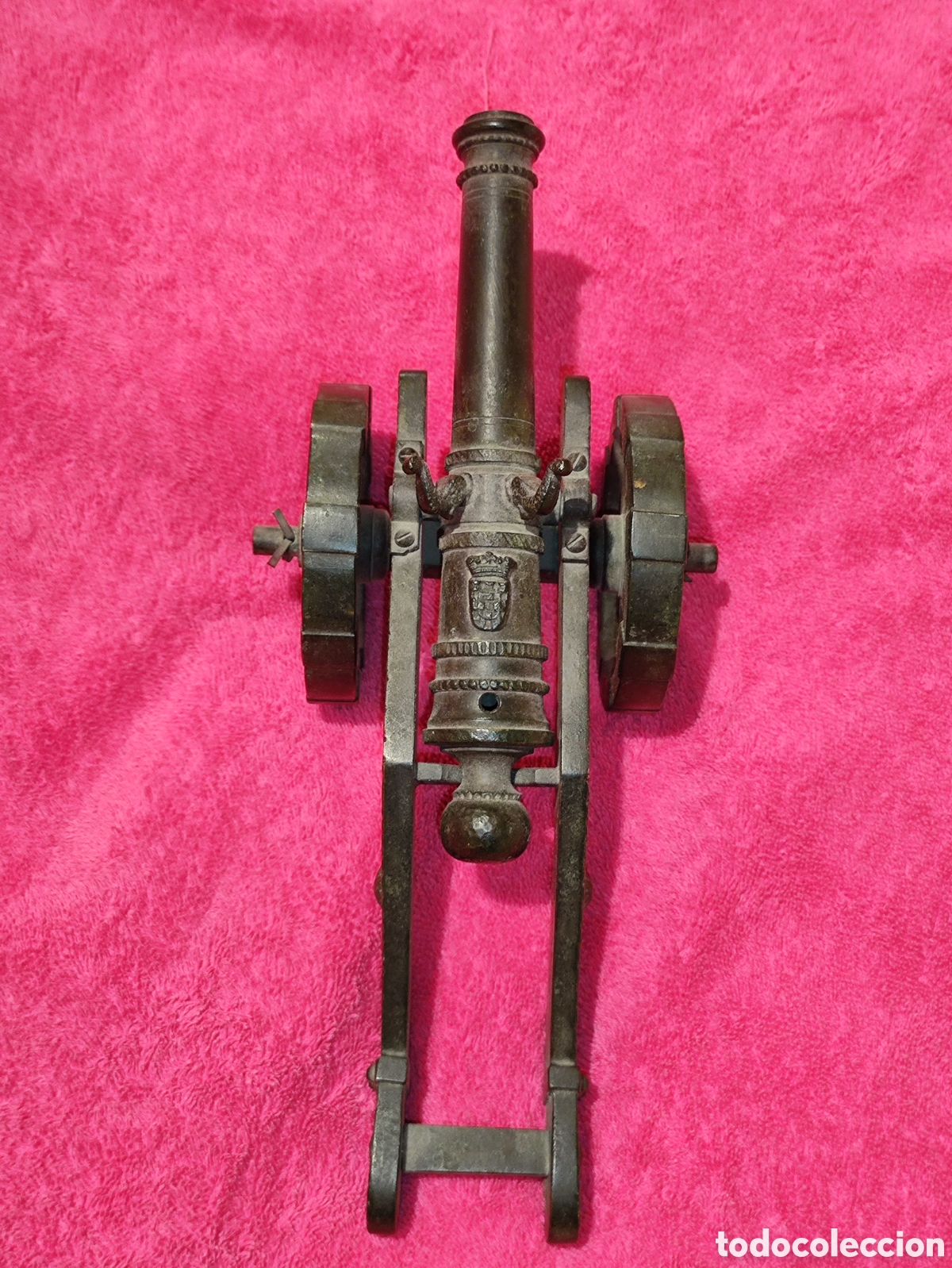 Antig&uuml;edades: CA&Ntilde;&Oacute;N ANTIGUO BRONCE PAVONADO - Foto 18