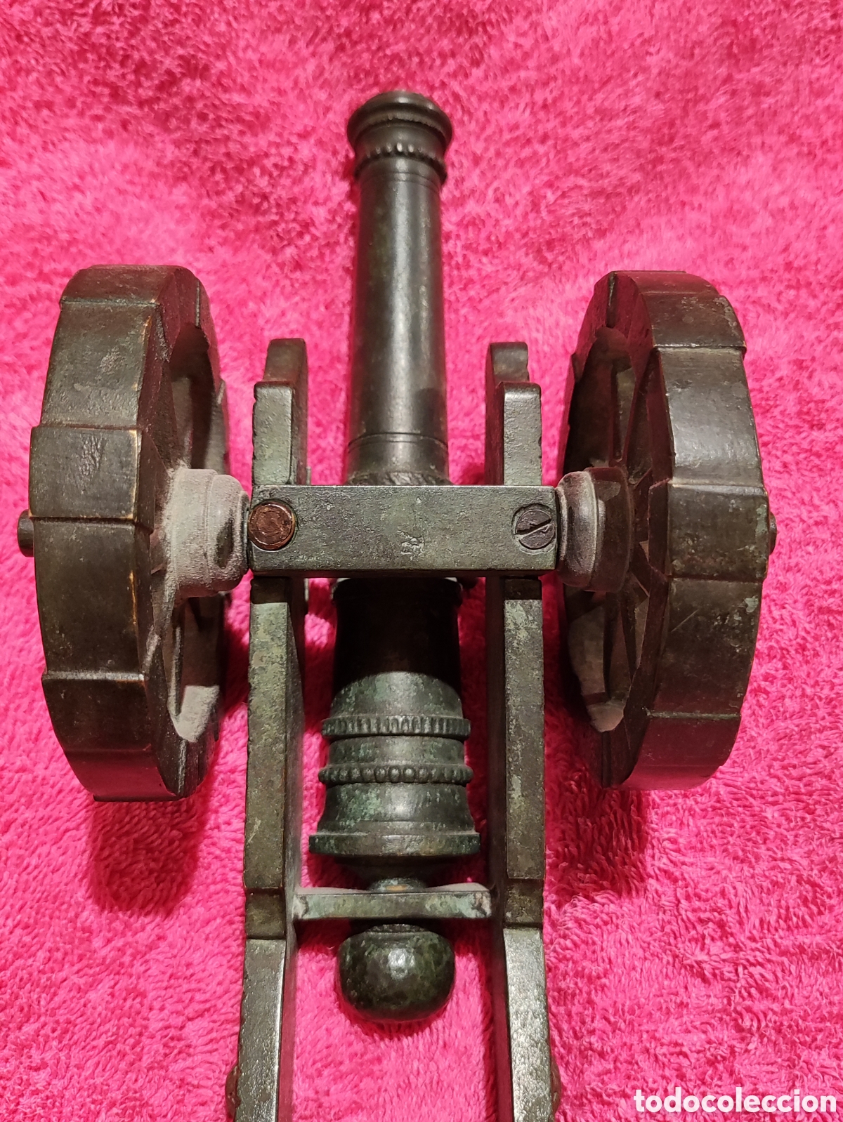 Antig&uuml;edades: CA&Ntilde;&Oacute;N ANTIGUO BRONCE PAVONADO - Foto 20