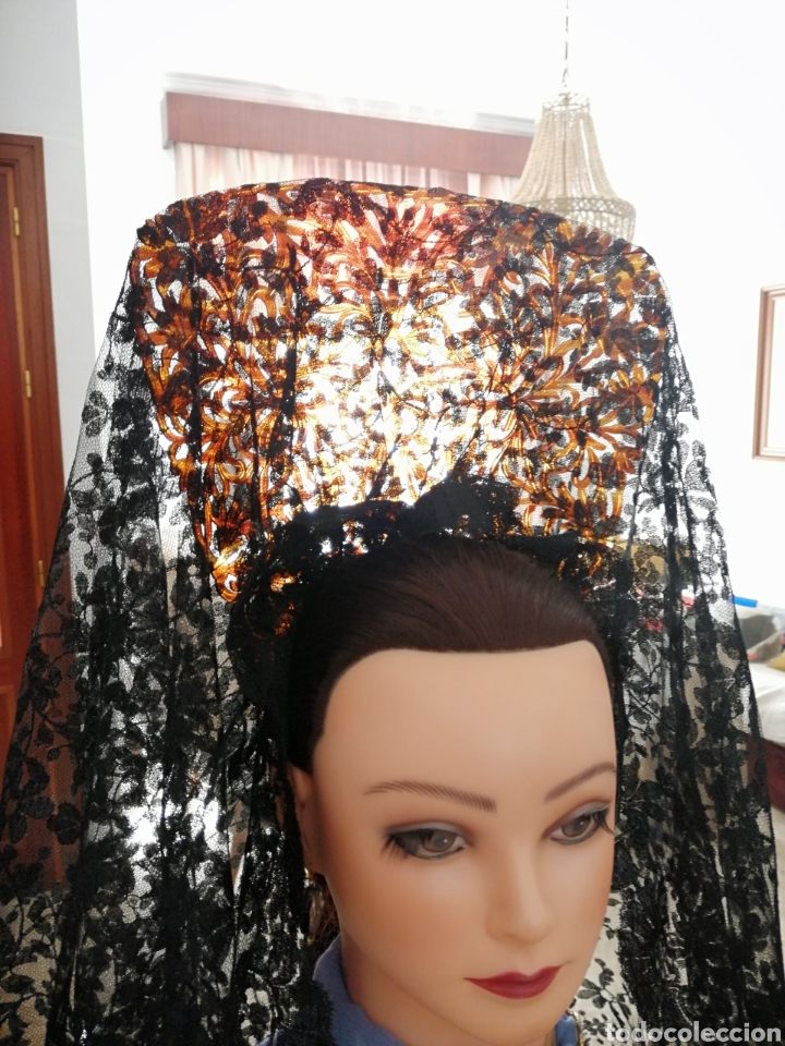 Antiquit&auml;ten: Antigua mantilla de Chantilly