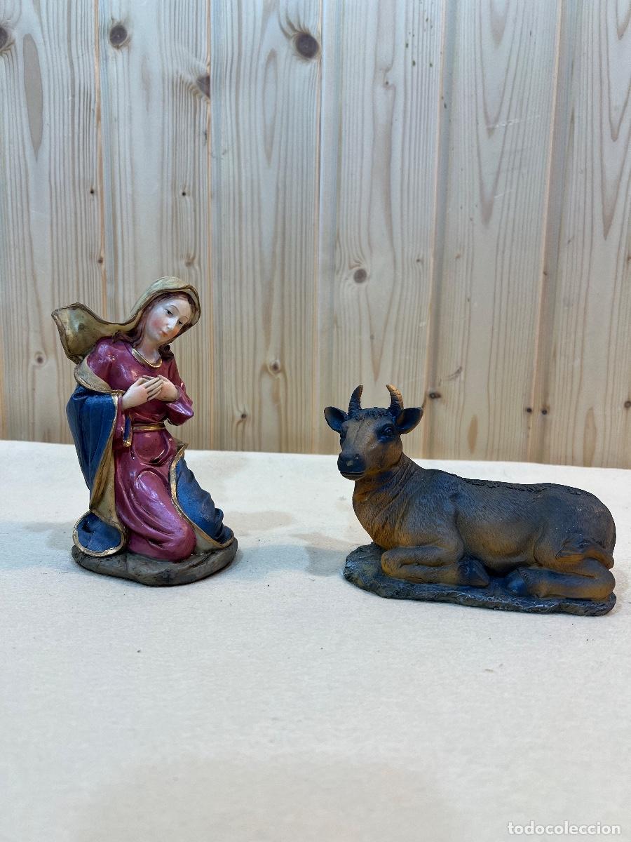 Antig&uuml;edades: FIGURAS VIRGEN Y BUEY - Foto 1