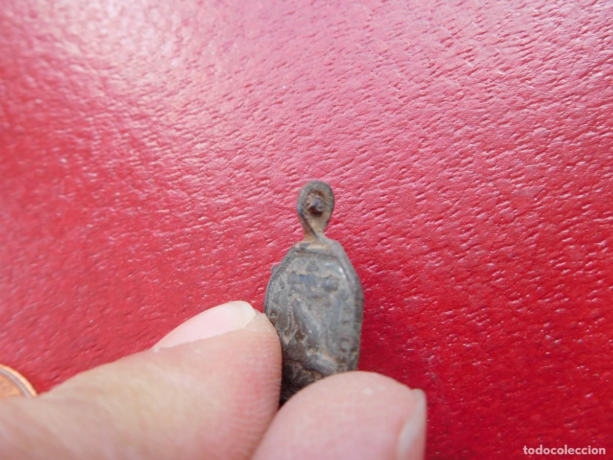 Antig&uuml;edades: Medalla religiosa de bronce antigua - Foto 3