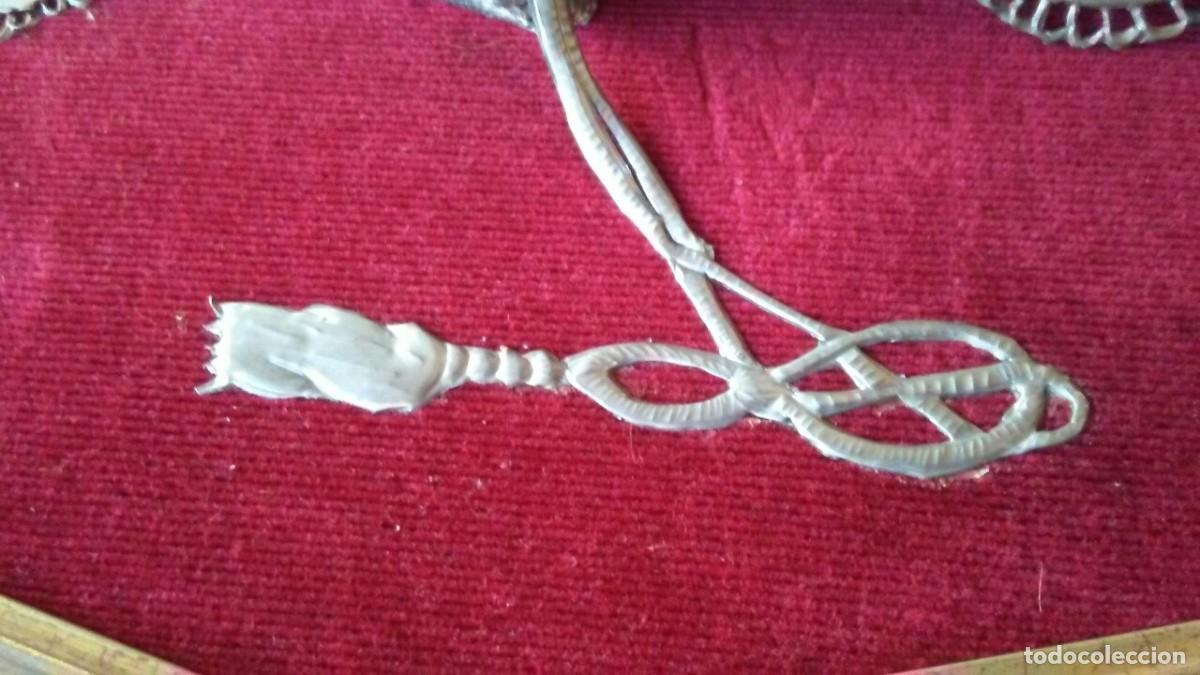 Antig&uuml;edades: 2 ABANICOS ENMARCADOS ESTA&Ntilde;O - Foto 5