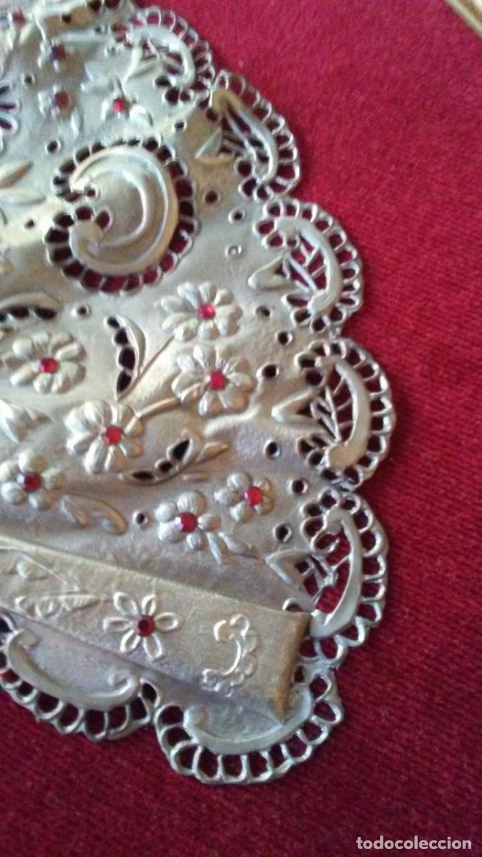 Antig&uuml;edades: 2 ABANICOS ENMARCADOS ESTA&Ntilde;O - Foto 8