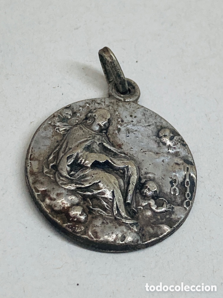 Antig&uuml;edades: Medalla religiosa met&aacute;lica - Foto 1