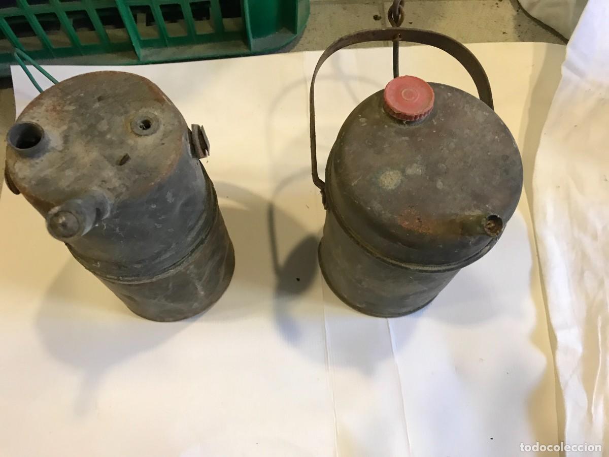 Antig&uuml;edades: DOS LAMAPARAS DE CARBURO - Foto 1