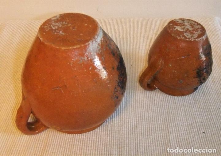 Antig&uuml;edades: 2 ANTIGUAS JARRAS DE BARRO COCIDO - Foto 6