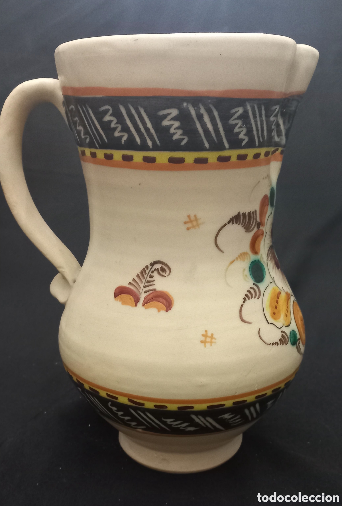 Antig&uuml;edades: JARRA CERAMICA DE MANISES - Foto 4