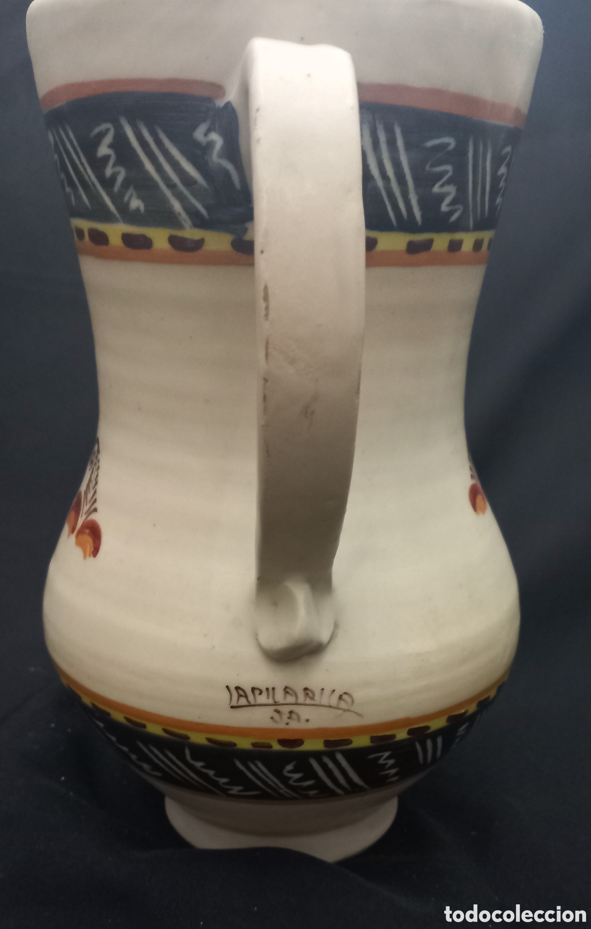 Antig&uuml;edades: JARRA CERAMICA DE MANISES - Foto 5